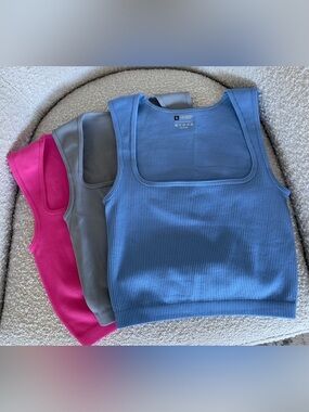3 pack womens workout tops